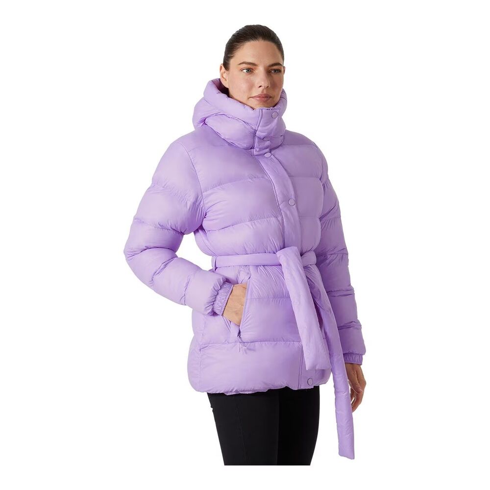 HELLY HANSEN WOMEN'S GRACE PUFFY‎ PARKA HEATHER LILAC NWT $300 SZ S